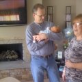 Brian standing with Jackson